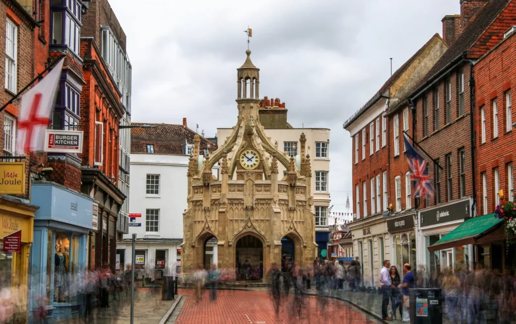 Local architecture in Guildford showcasing the regional coverage area served by KOZ Plumbing & Heating.