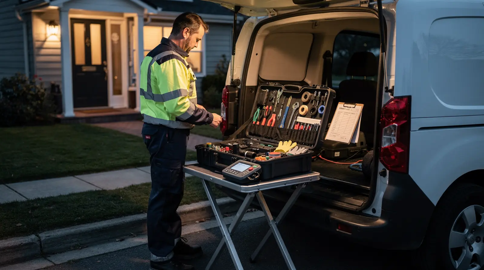A proper out-of-hours call-out covers far more than a quick patch job. An emergency plumber