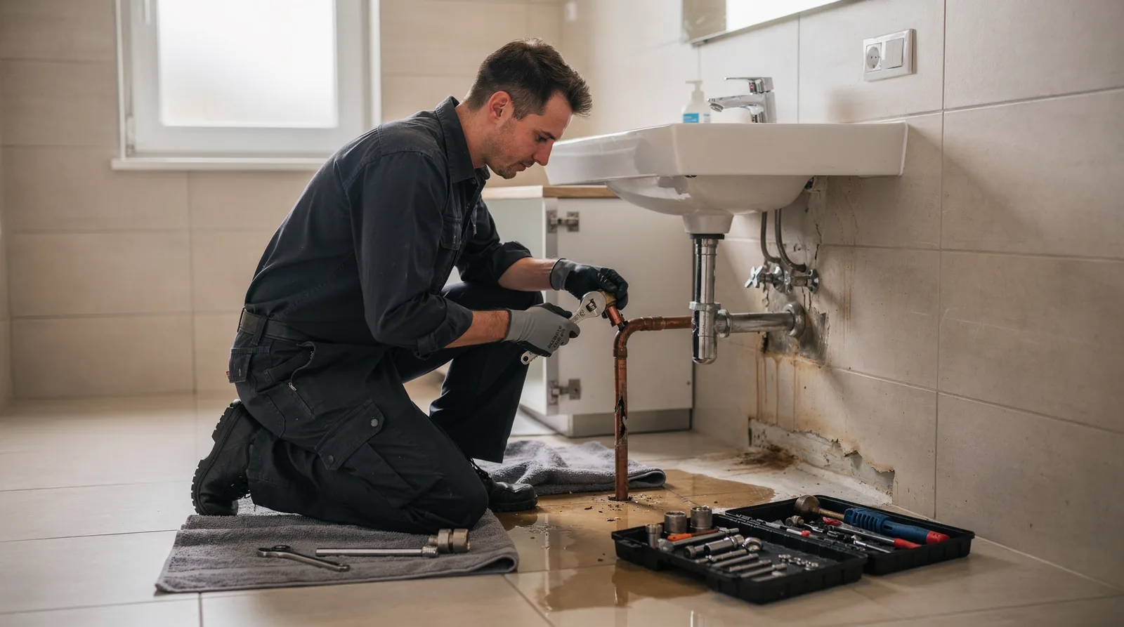Speed and transparency set KOZ Plumbing & Heating apart when London homes face burst pipe