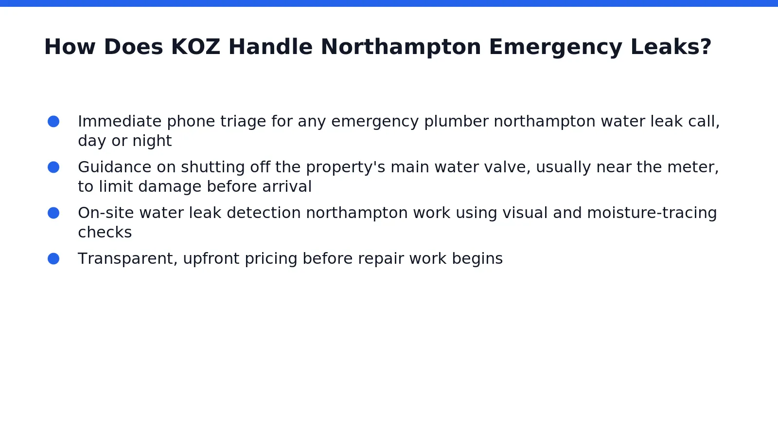 KOZ Plumbing & Heating offers swift, reliable, and professional plumbing services 24/7 to Northampton properties