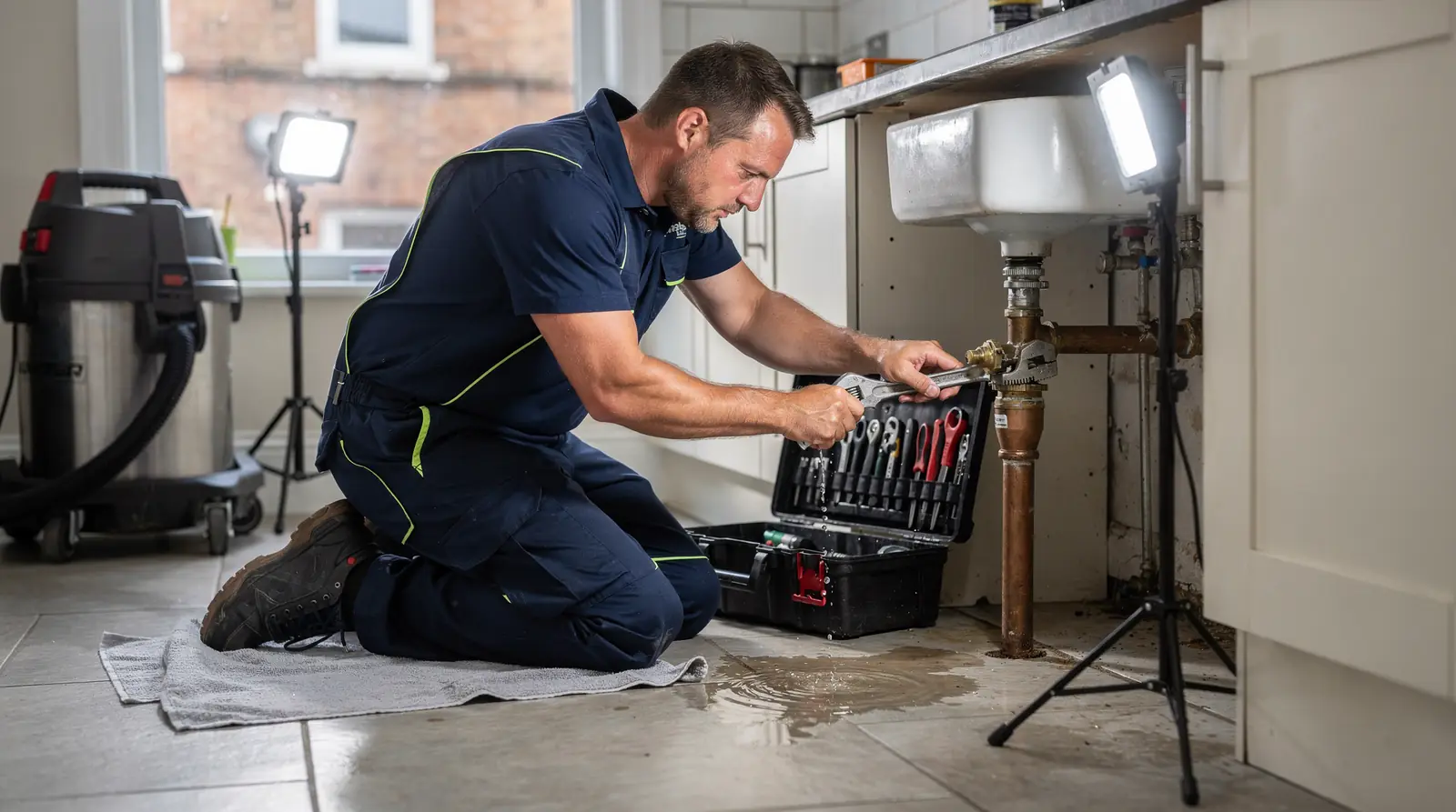 KOZ Plumbing & Heating Ltd answers Colchester leak emergencies with a 24/7 response built around